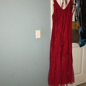 A dress color red